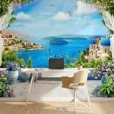 Fotomurali : Balcone Egeo 10