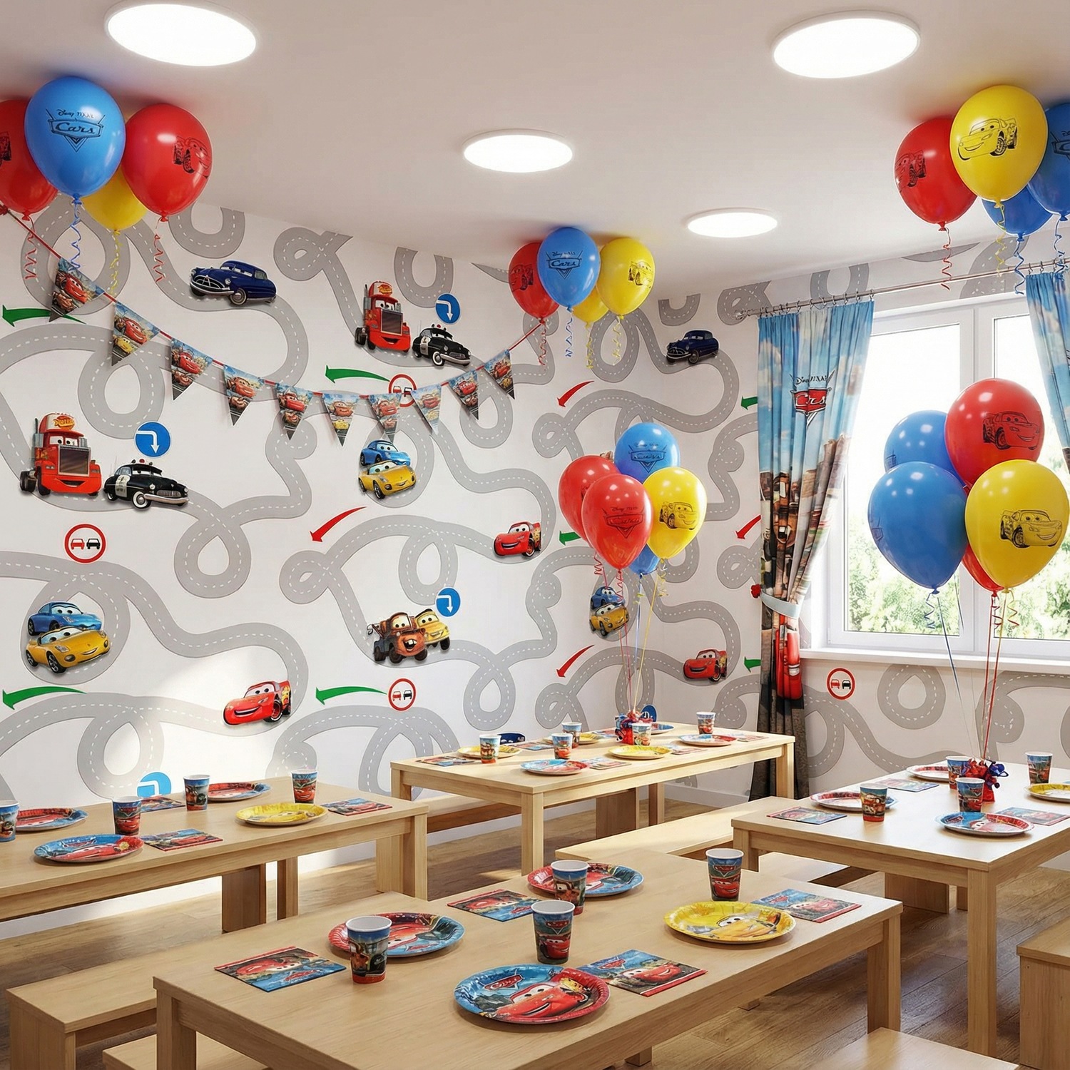 Fotomurali : Circuito Cars, Disney