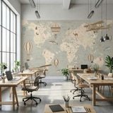 Fotomurali : Mappa del mondo dell'avventuriero 12