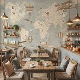 Fotomurali : Mappa del mondo dell'avventuriero 4