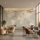 Fotomurali : Mappa del mondo dell'avventuriero 9