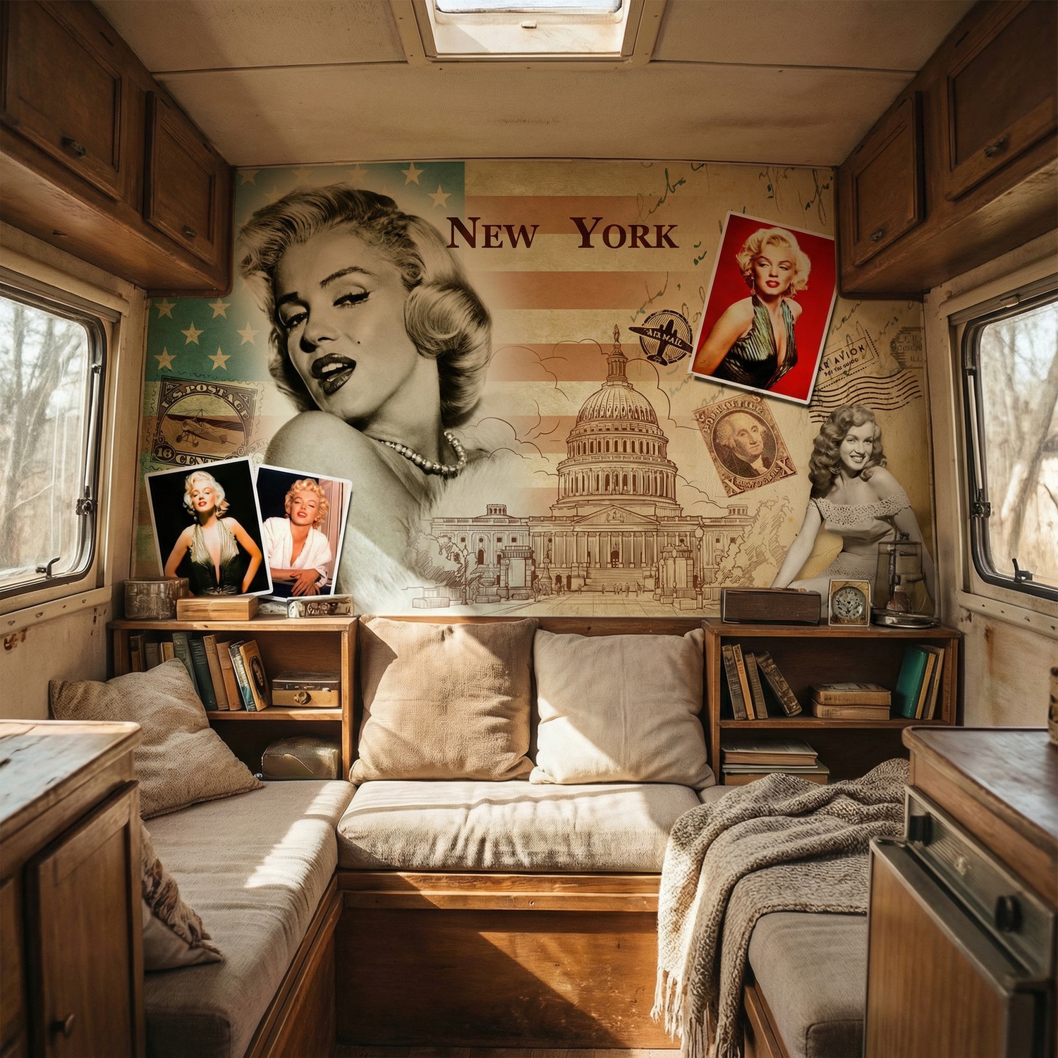 Fotomurali : Collage Marilyn Monroe