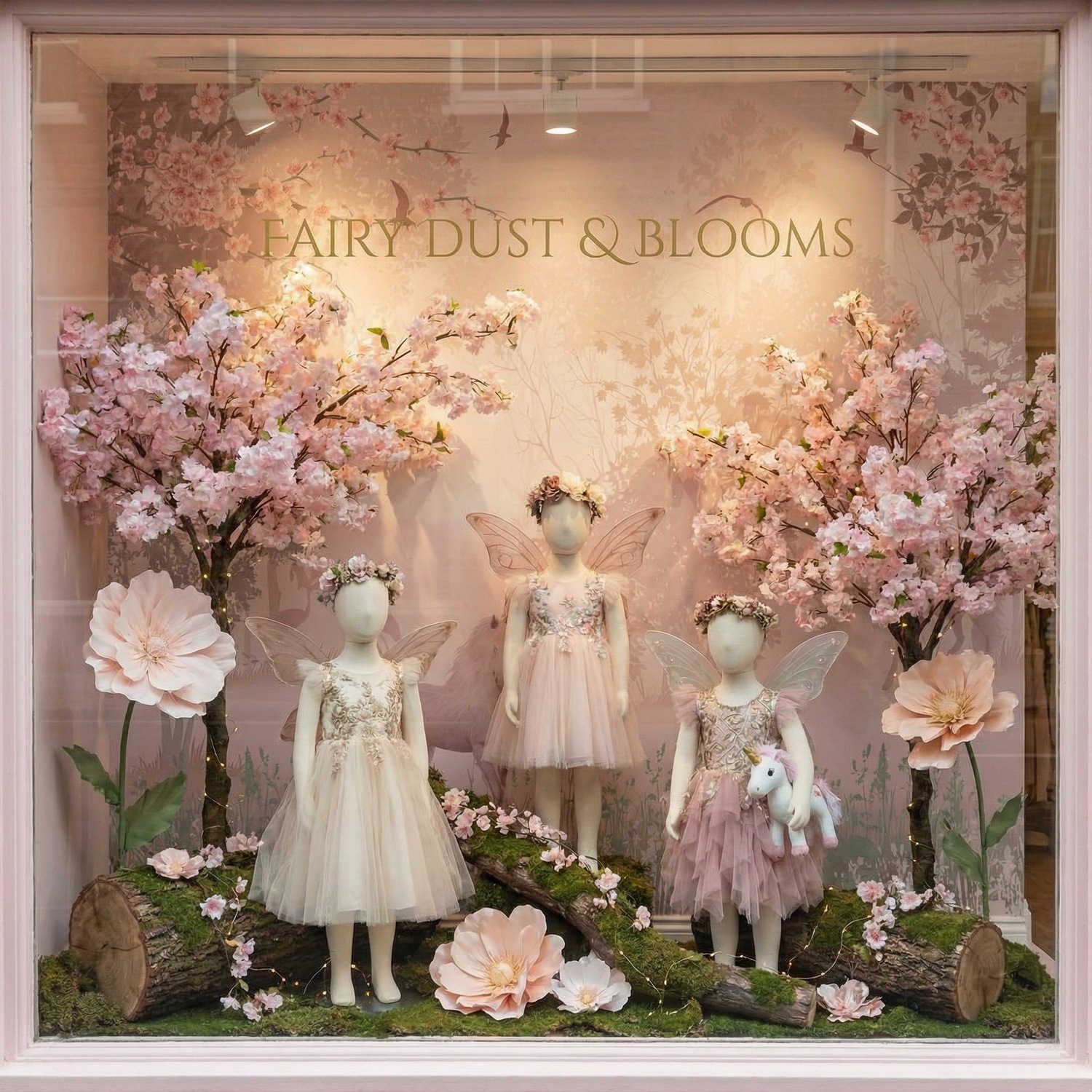 Fotomurali : Unicorno nella foresta 