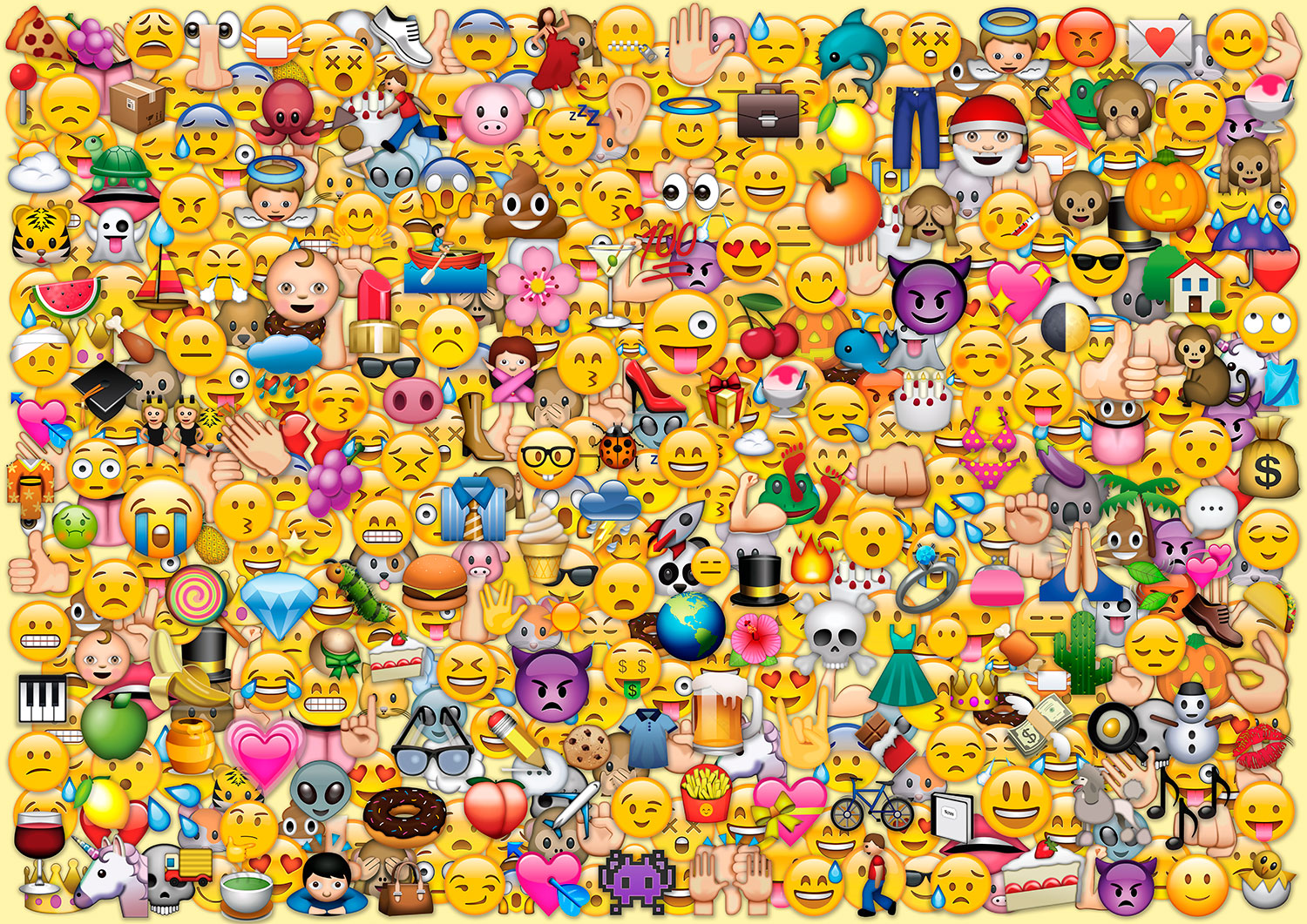 Fotomurali : Collage emoticon