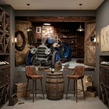 Fotomurali : Vecchia auto in garage 6