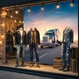 Fotomurali : Camion sulla strada 4