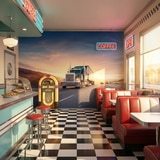 Fotomurali : Camion sulla strada 8