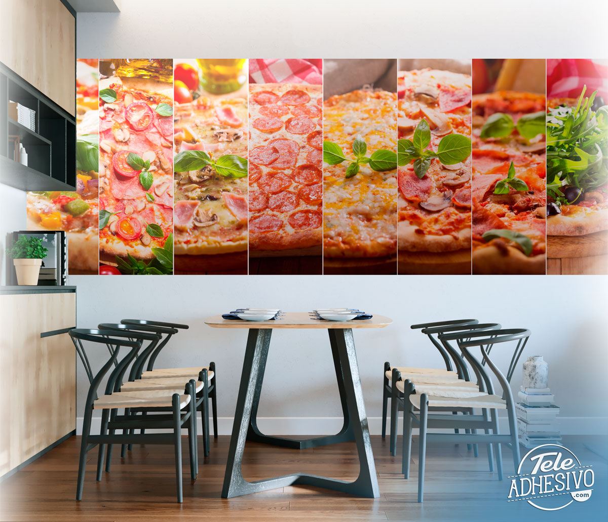 Fotomurali : Pizza collage