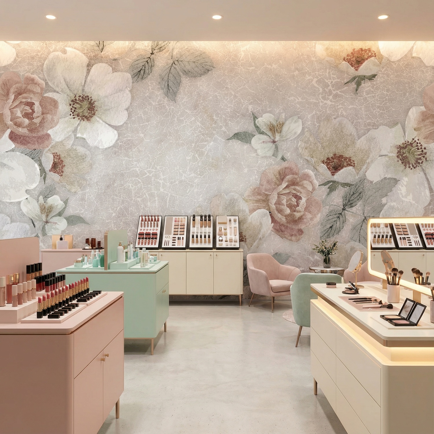 Fotomurali : Stampa floreale