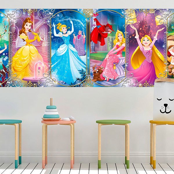 Fotomurali : Collage di principesse 0