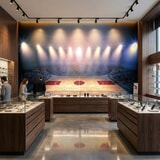 Fotomurali : Campo da basket 13