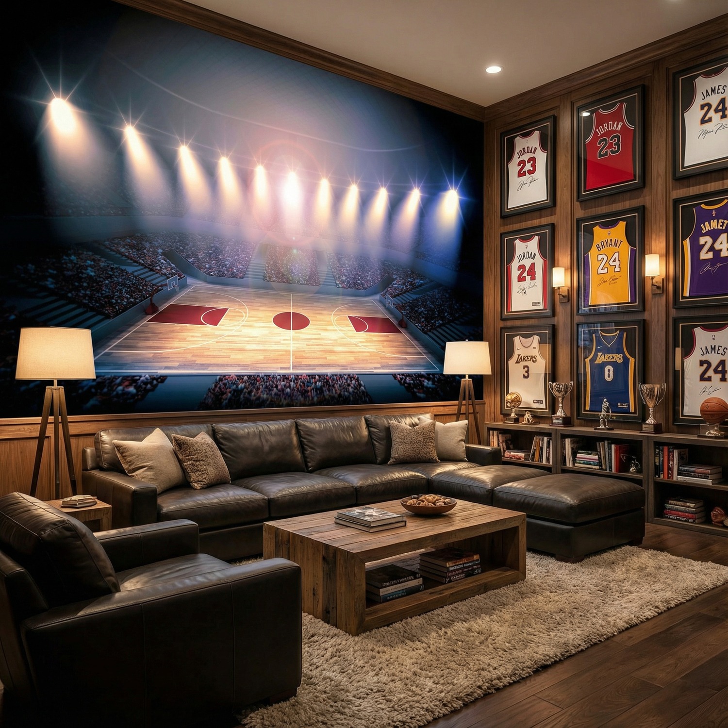 Fotomurali : Campo da basket