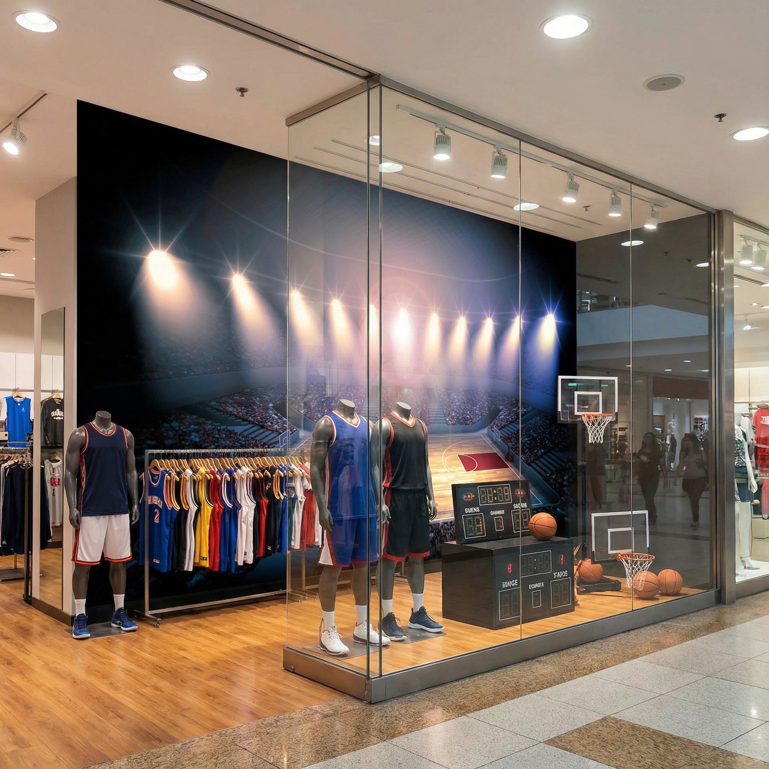 Fotomurali : Campo da basket