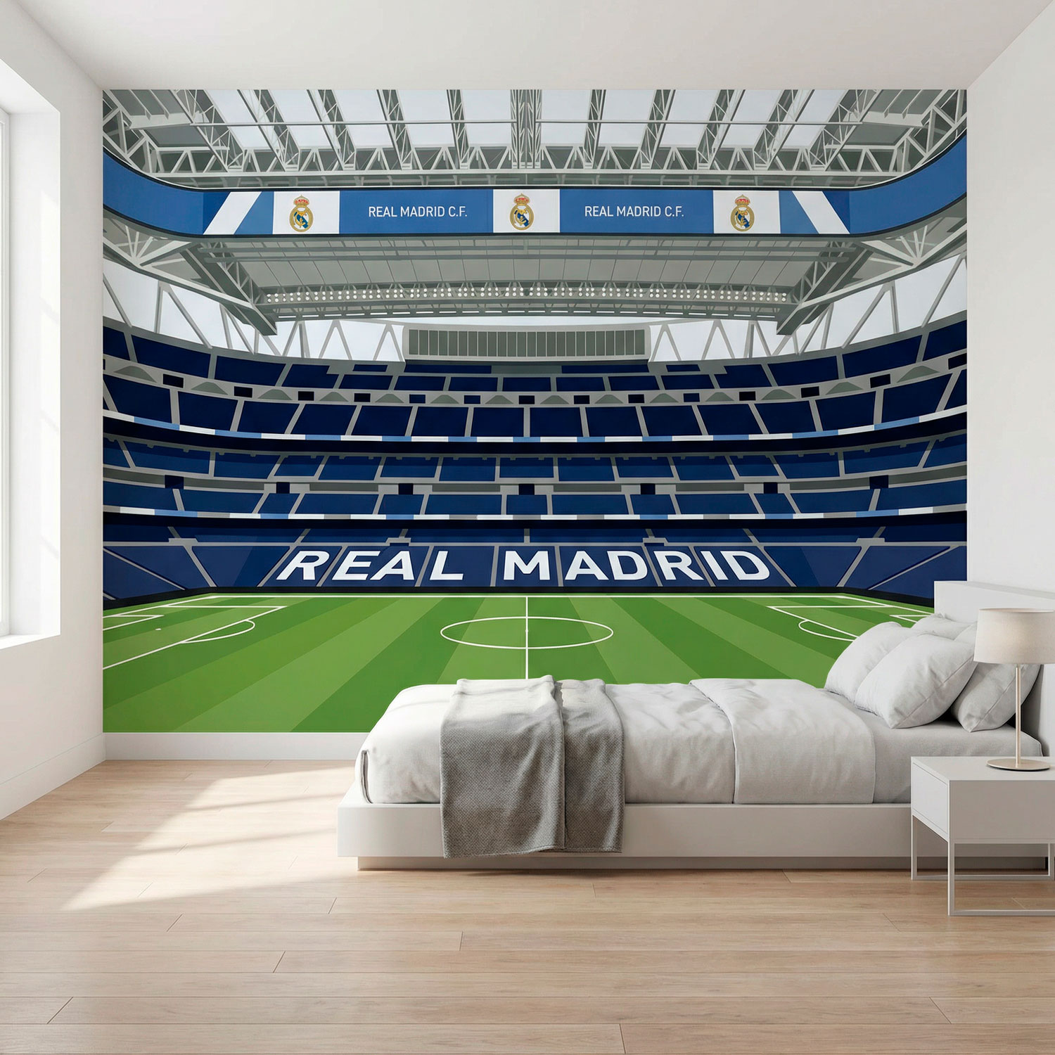 Fotomurali : Interno del nuovo stadio Santiago Bernab&eacute;u del Rea 0