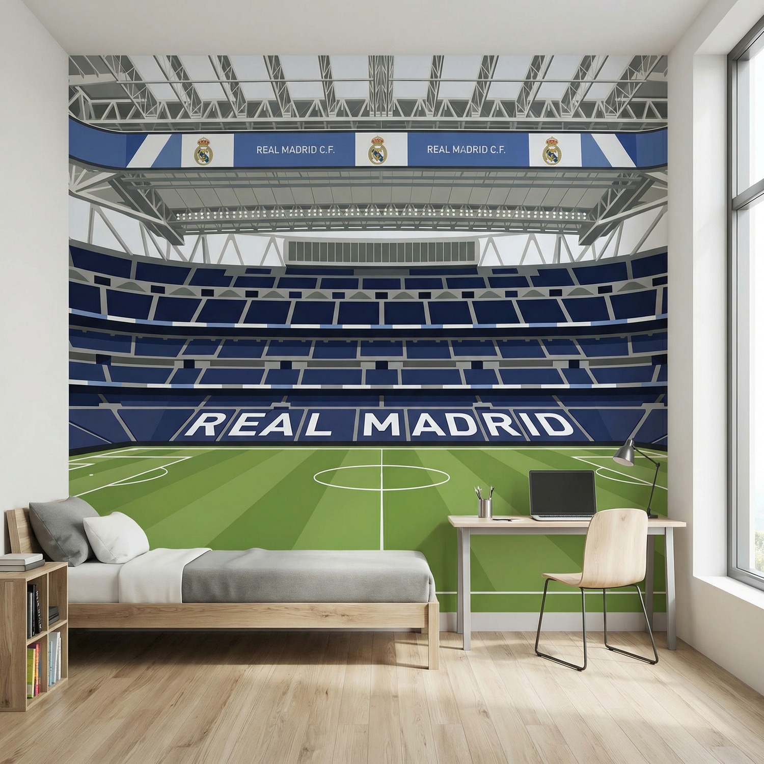 Fotomurali : Interno del nuovo stadio Santiago Bernab&eacute;u del Rea