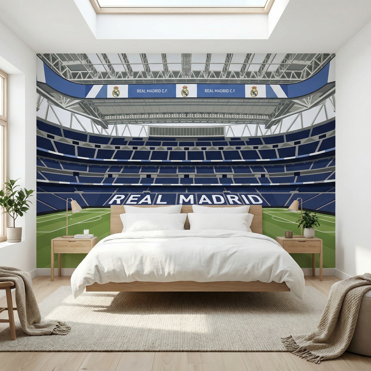Fotomurali : Interno del nuovo stadio Santiago Bernab&eacute;u del Rea