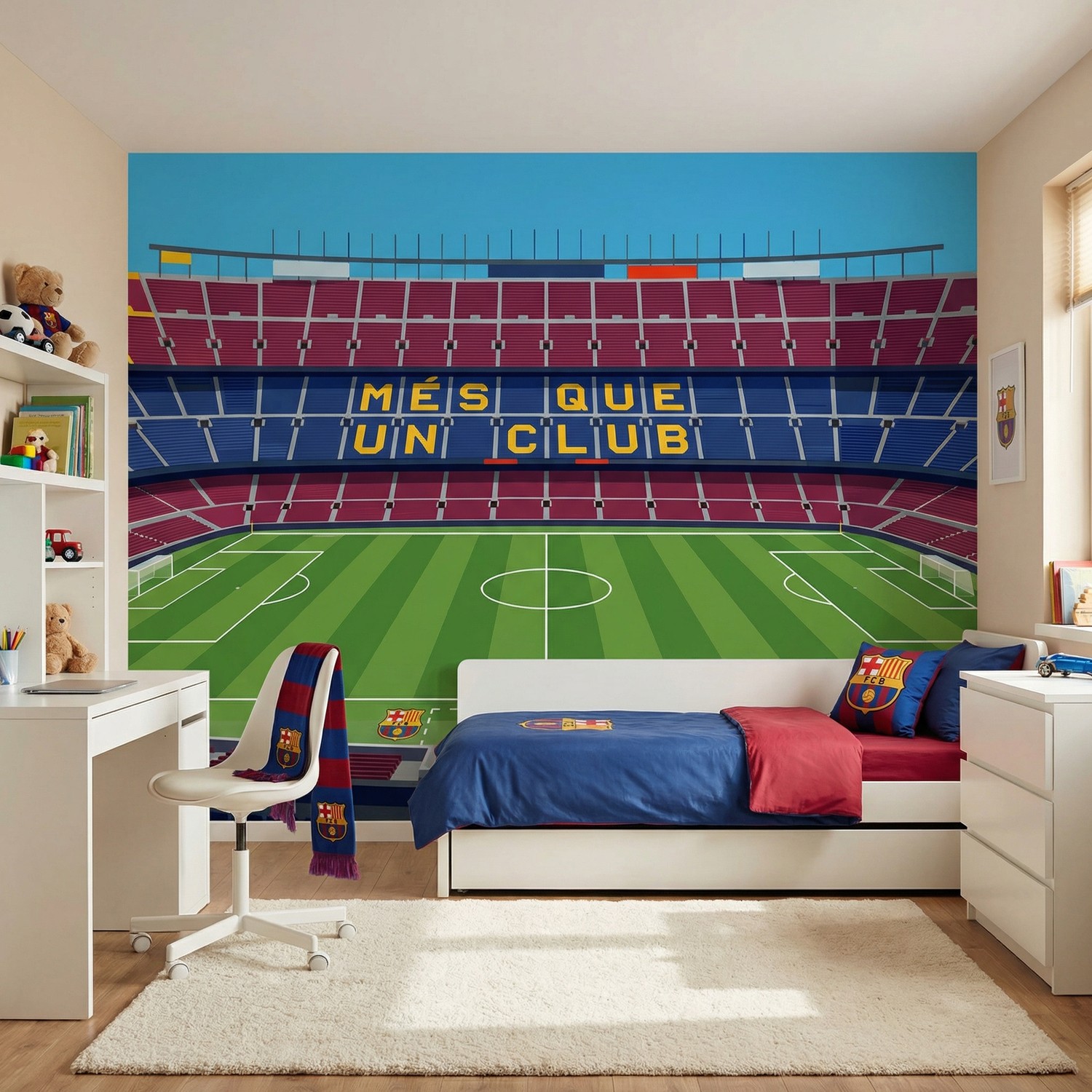 Fotomurali : Fotomurale Illustrazione Stadio Camp Nou
