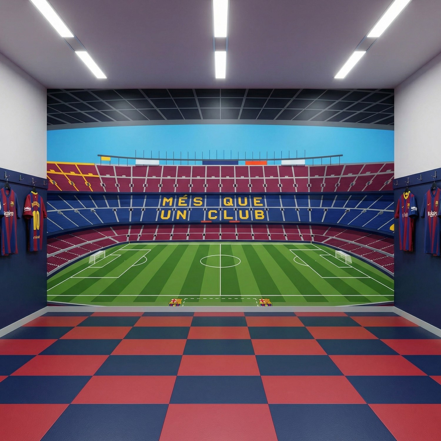 Fotomurali : Fotomurale Illustrazione Stadio Camp Nou