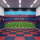 Fotomurali : Fotomurale Illustrazione Stadio Camp Nou 11