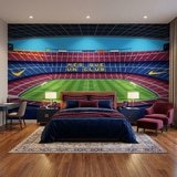 Fotomurali : Interno dello stadio Camp Nou FC Barcelona 4