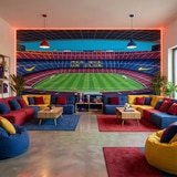 Fotomurali : Fotomurale Illustrazione Stadio Camp Nou 9
