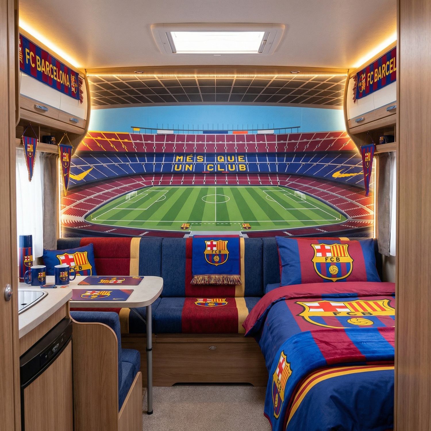Fotomurali : Interno dello stadio Camp Nou FC Barcelona