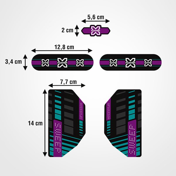 Adesivi per Auto e Moto: Kit per bicicletta X Fussion Sweep