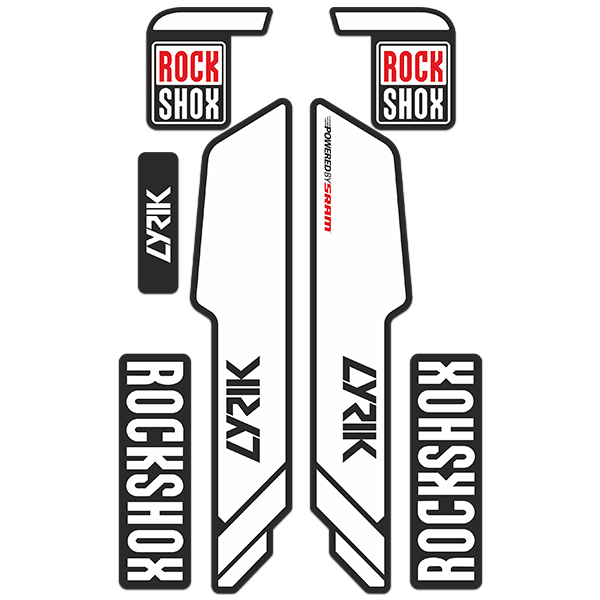 Adesivi per Auto e Moto: Forcelle bici Rock Shox Liric