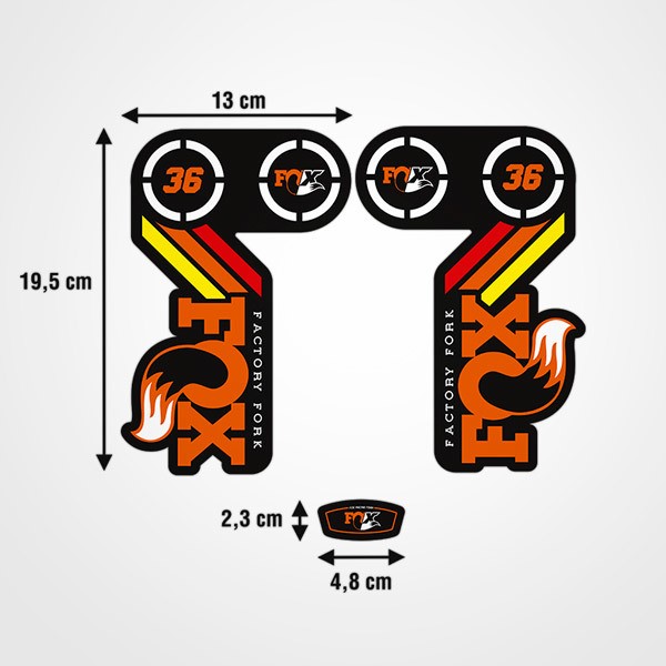 Adesivi per Auto e Moto: Horquillas Fox Factory Fork 36