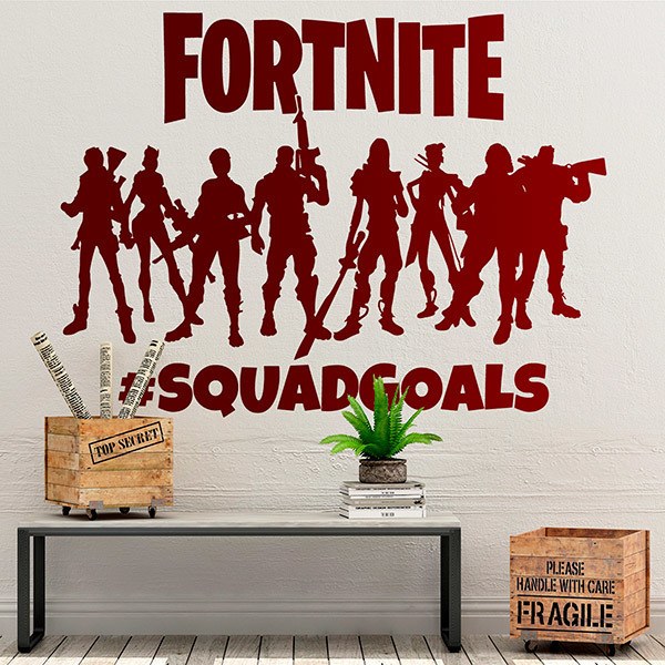 Adesivi Murali: Fortnite Squadgoals Logo