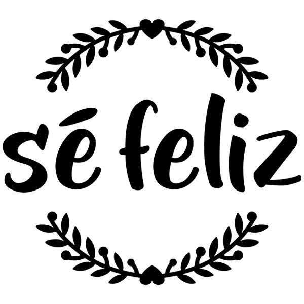 Adesivi Murali: Sé feliz