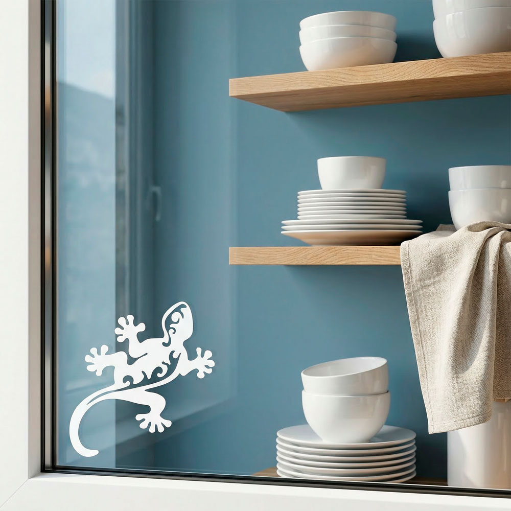 Adesivi Murali: Lucertola tribale o geco