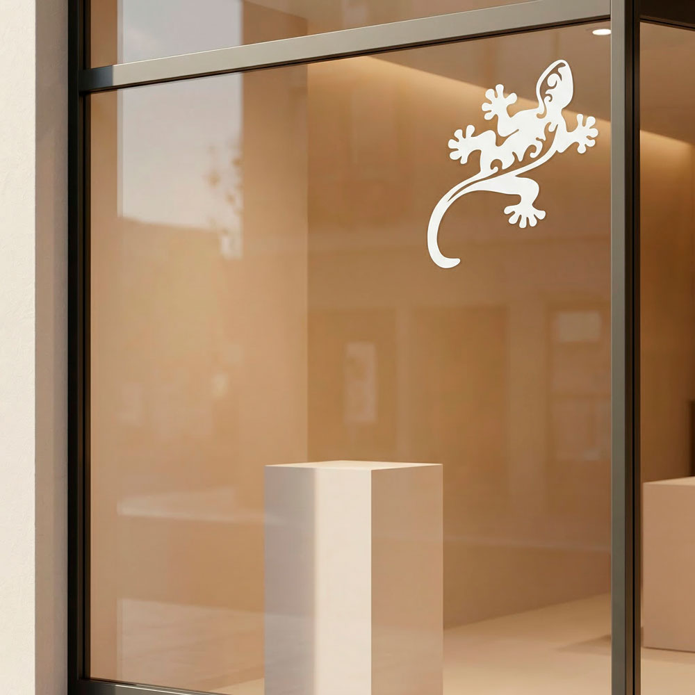 Adesivi Murali: Lucertola tribale o geco