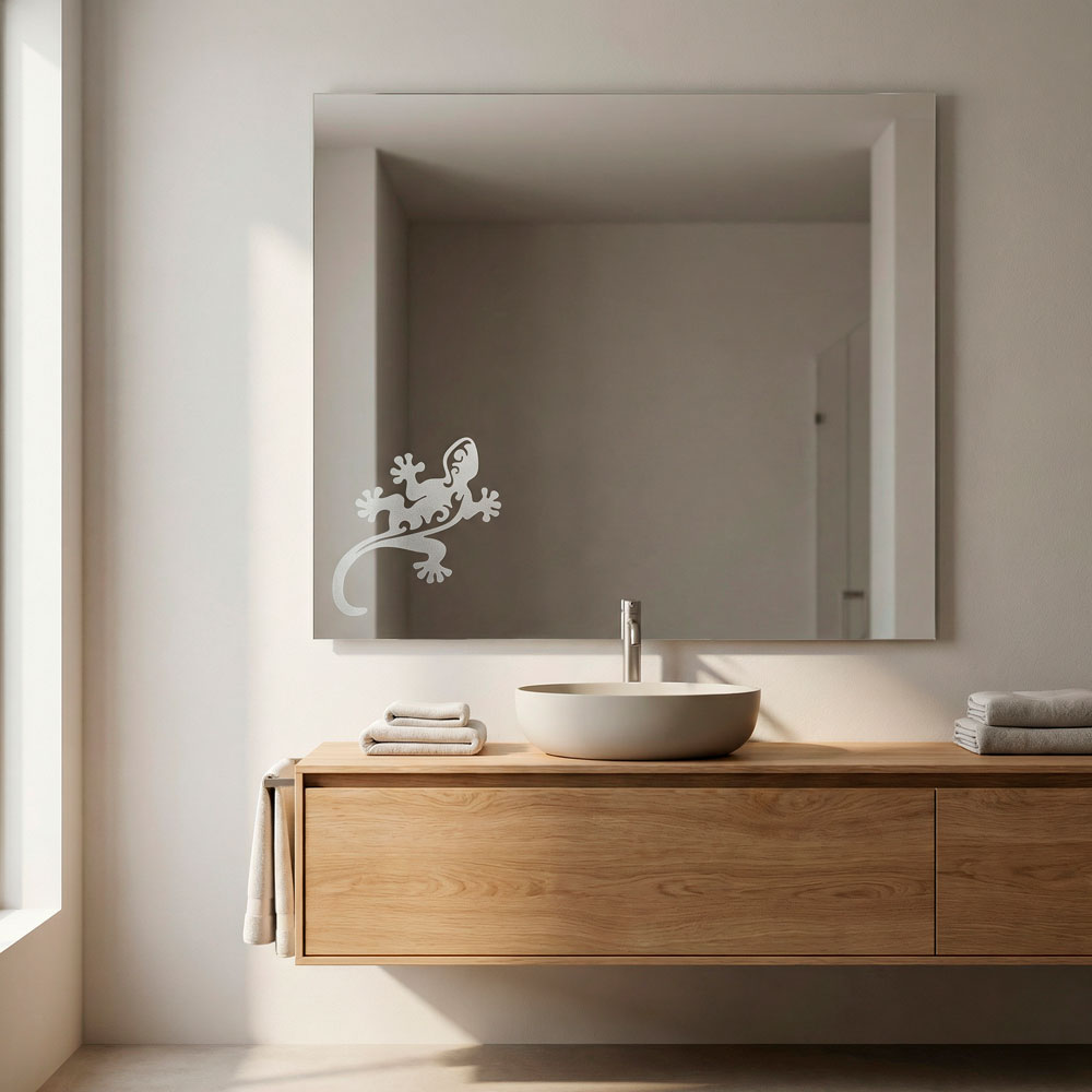 Adesivi Murali: Lucertola tribale o geco