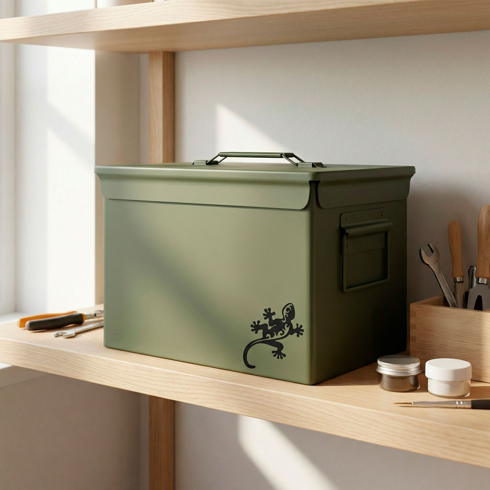 Adesivi Murali: Lucertola tribale o geco