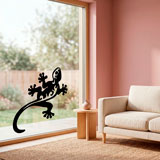 Adesivi Murali: Lucertola tribale o geco 9