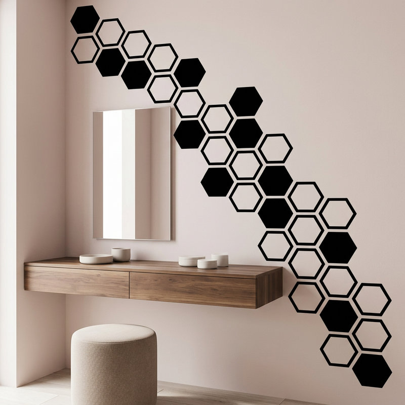 Adesivi Murali: Kit Geometrico Personalizzato