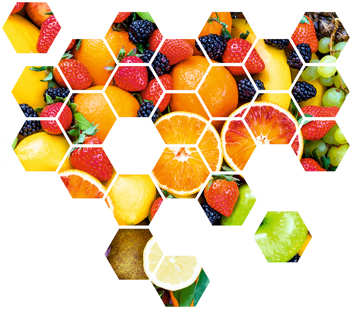 Adesivi Murali: Kit Geometrico Frutta 0