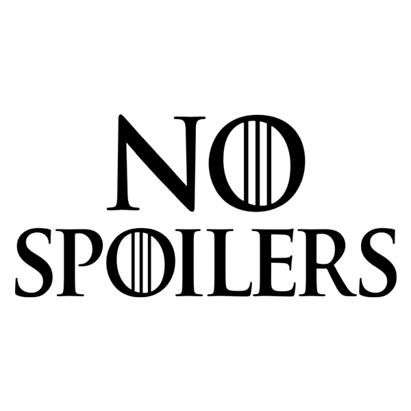 Adesivi Murali: No Spoiler