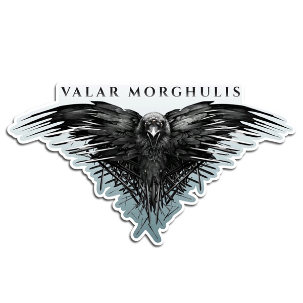 Adesivi Murali: Raven Valar Morghulis