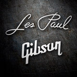 Adesivi per Auto e Moto: Les Paul Gibson 4