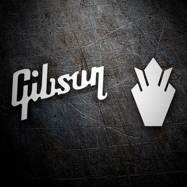 Adesivi per Auto e Moto: Gibson Logo