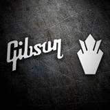 Adesivi per Auto e Moto: Gibson Logo 4