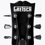 Adesivi per Auto e Moto: Chitarra Gretsch III 2