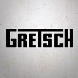Adesivi per Auto e Moto: Chitarra Gretsch III 3