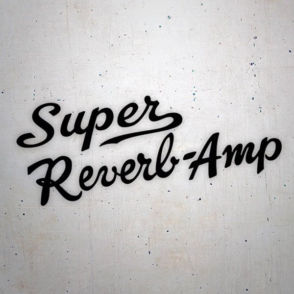 Adesivi per Auto e Moto: Fender Super Reverb-Amp