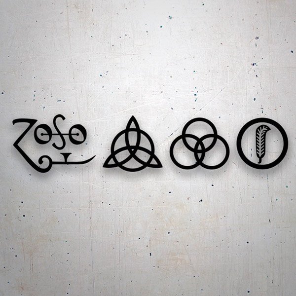 Adesivi per Auto e Moto: Simboli - Led Zeppelin IV