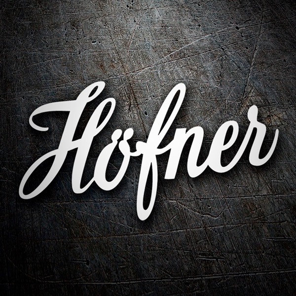 Adesivi per Auto e Moto: Hofner