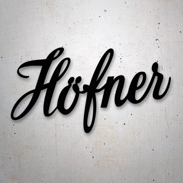 Adesivi per Auto e Moto: Höfner