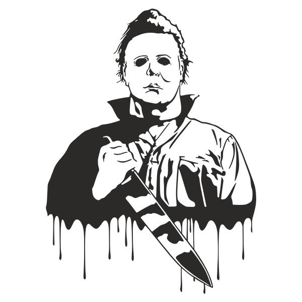 Adesivi Murali: Michael Myers (Halloween)